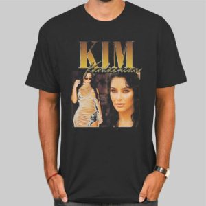 Vintage Potrait Kim Kardashian Tshirt Cheap 4