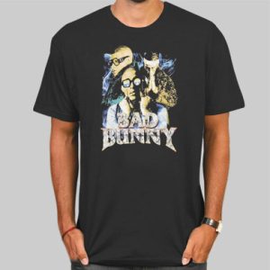 Vintage Puerto Rican Rap Bad Bunny Tshirt Cheap 4