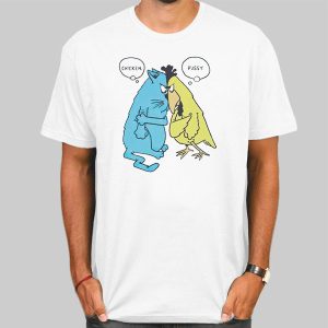 Vintage Pussy Chicken Shirt Cheap