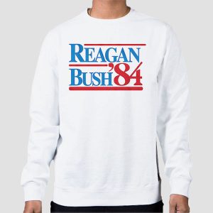 Vintage Reagan Bush 84 T Shirt Cheap