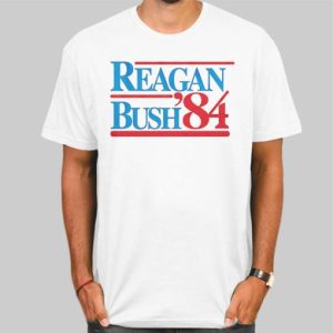 Vintage Reagan Bush 84 T Shirt Cheap 4