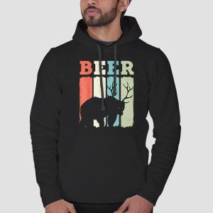 Vintage Retro Funny Beer Bear Deer Shirt Cheap 3