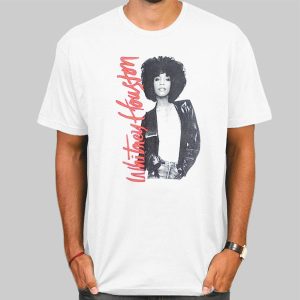 Vintage Retro Whitney Houston Shirt Cheap