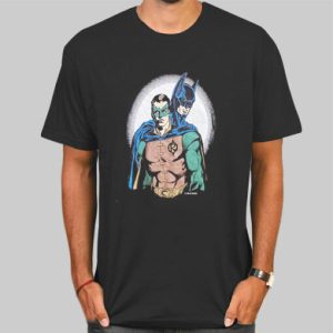 Vintage Robin and Batman Forever Shirt Cheap 4