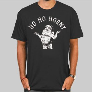 Vintage Santa Claus Ho Ho Horny Shirt Cheap 4