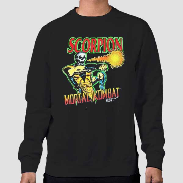 Vintage Scorpion Shoot Mortal Kombat Shirt Cheap