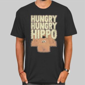 Vintage Shirthangry Hippo Funny Shirt Cheap 4