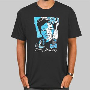 Vintage Singer Billie Holiday T Shirt Cheap