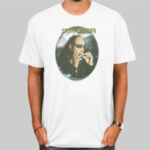 Vintage Singer Stevie Wonder T Shirt Cheap