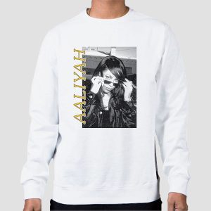 Vintage Singer White Aaliyah Shirt Cheap