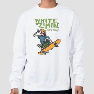 Vintage Skate White Zombie T Shirt Cheap