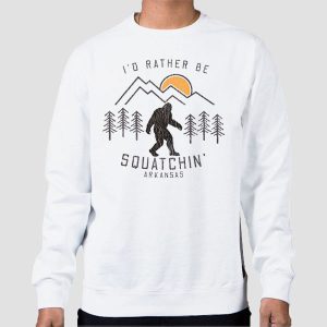 Vintage Squatchin Bigfoot in Arkansas Shirt Cheap