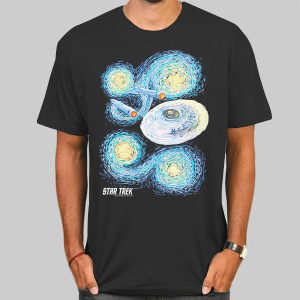 Vintage Star Trek Starry Night Shirt Cheap