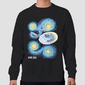 Vintage Star Trek Starry Night Shirt Cheap