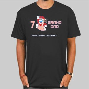 Vintage Super Mario 7 Grand Dad Shirt Cheap 4