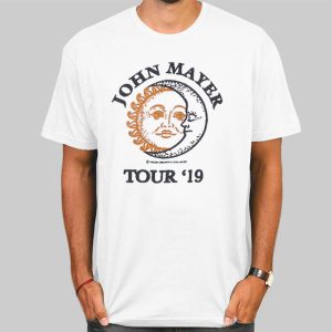 Vintage Tour ’19 John Mayer T Shirts Cheap