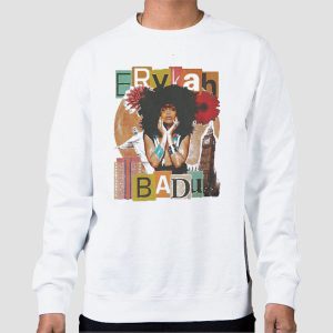 Vintage Tour Music Erykah Badu T Shirt Cheap