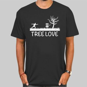 Vintage Tree Love Disc Golf Shirt Cheap