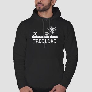 Vintage Tree Love Disc Golf Shirt Cheap 3