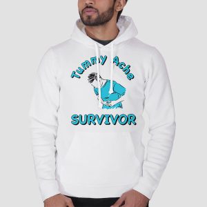 Vintage Tummy Ache Survivor Shirt Cheap 3