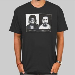 Vintage Tyla Yaweh Tommy Lee X Post Malone T Shirt Cheap 4