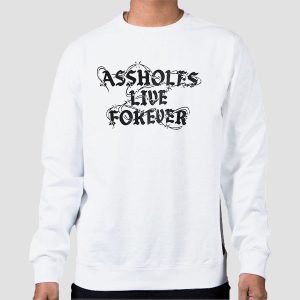 Vintage Typography Assholes Live Forever Shirt Cheap