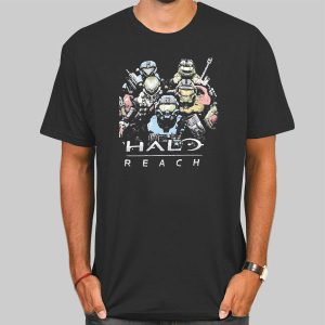 Vintage Video Game Reach Halo Tshirt Cheap