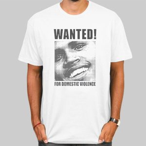 Vintage Wanted Chris Brown T Shirt Cheap