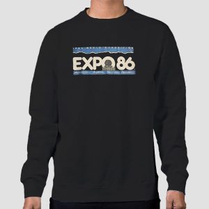 Vintage World Exposition Expo 86 T Shirt Cheap