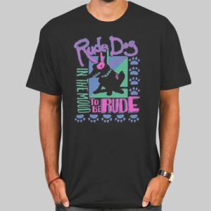 Vintage in the Mood Rude Dog Shirt Cheap 4