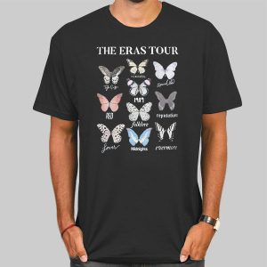 Vintage the Eras Tour Butterfly Tshirt Cheap