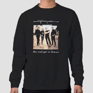 Vintage the Road Goes on Forever Highwaymen T Shirt Cheap