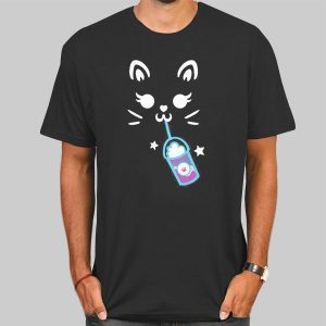 Vixella Merch Cat Frappuccino Shirt Cheap