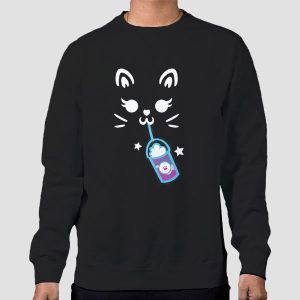 Vixella Merch Cat Frappuccino Shirt Cheap