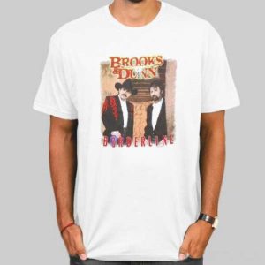 Vtg Album Borderline Brooks and Dunn Shirt Cheap