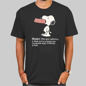 Vtg Definition Hangry Snoopy Define Shirt Cheap