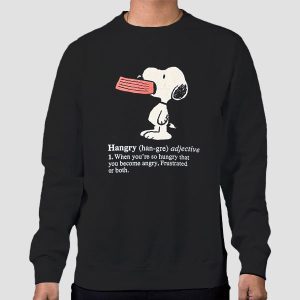 Vtg Definition Hangry Snoopy Define Shirt Cheap