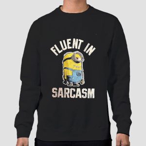 Vtg Fluent in Sarcasm Minion Shirts Cheap