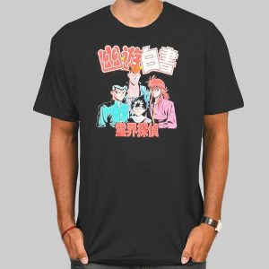 Vtg Japanese Comic Yu Yu Hakusho Shirt Cheap