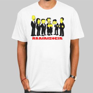 Vtg Parody Simpss Rammstein Shirts Cheap