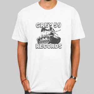 Vtg Tank Grey g59 Records Merch Shirt Cheap