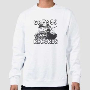 Vtg Tank Grey g59 Records Merch Shirt Cheap