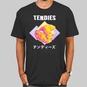 Vtg Vaporware Tendies Chicken Tenders Shirt Cheap