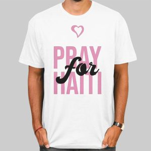 Waydamin Merch Pray for Haiti Shirt Cheap