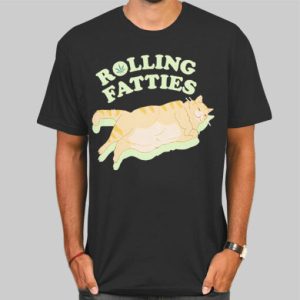 Weed for Cats Rolling Fatties Shirt Cheap 4