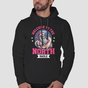 Welcome to the North Swole Funny Santa Shirt Cheap 3