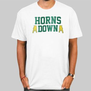 West Virginia Horns Down Shirt Cheap