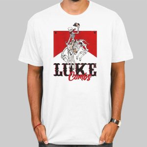 Western Bullhead Tour Luke Combs T Shirt Cheap