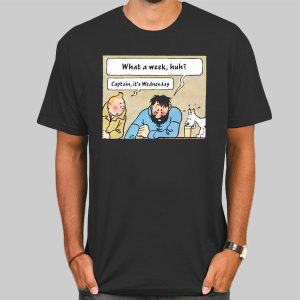 What a Week Huh Captain It’s Wednesday Shirt Cheap