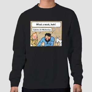 What a Week Huh Captain It’s Wednesday Shirt Cheap